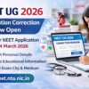 NEET UG 2026 Correction Window