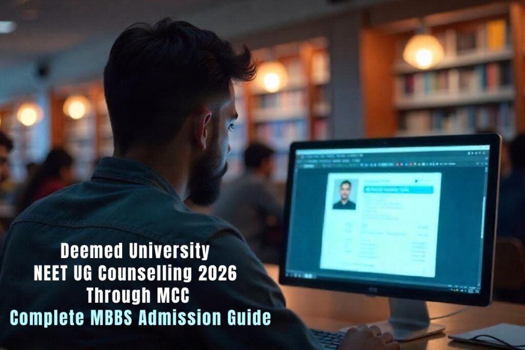 Deemed University NEET UG Counselling 2026