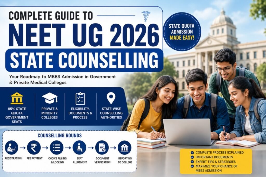 Complete Guide to NEET UG 2026 State Counselling for MBBS Admission