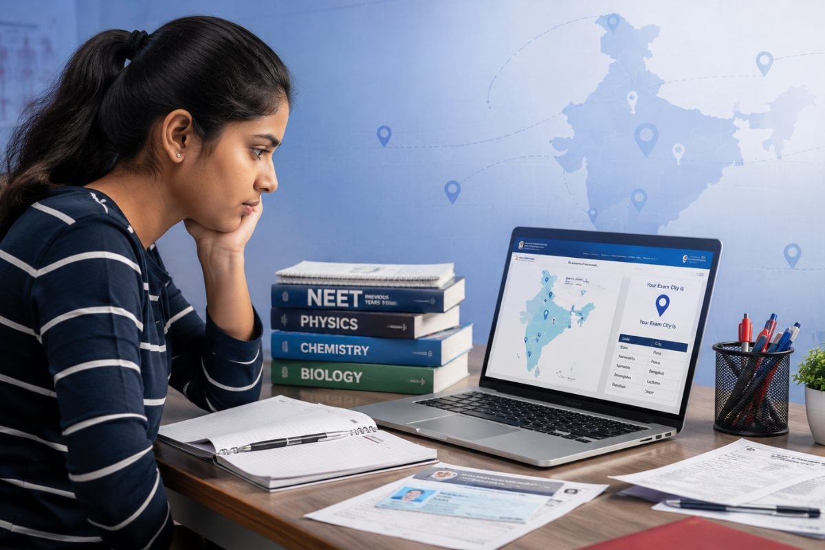 NEET UG 2026 Exam City Intimation Slip